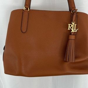 Lauren Ralph Lauren leather bag; brand new w/o tags; includes original dust bag